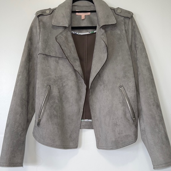 Philosophy Jackets & Blazers - PHILOSOPHY faux suede Moto jacket